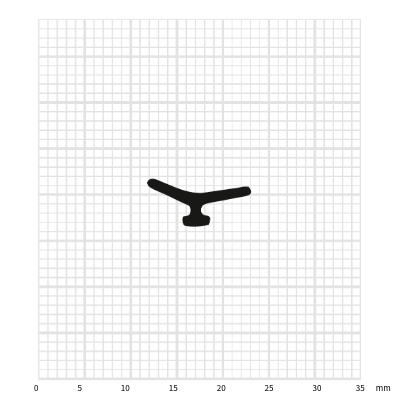 Fensterdichtung ADTP-133 aus TPE mit profiliertem Fuß