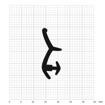 ADTP-1646 Anschlagdichtung 8 mm breit 21 mm hoch