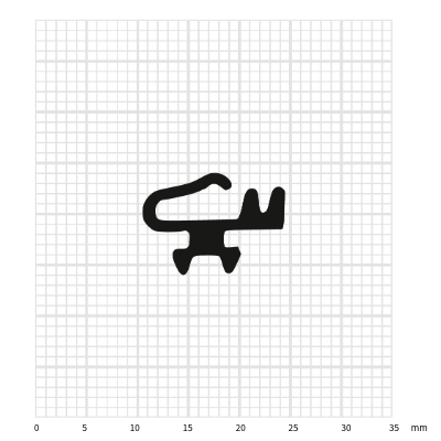 Lippenprofil ADTP-2071 für Schüco Fenstersysteme