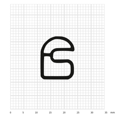 SZ-113 Stahlzargendichtung 12×16 mm für seitliche Nut