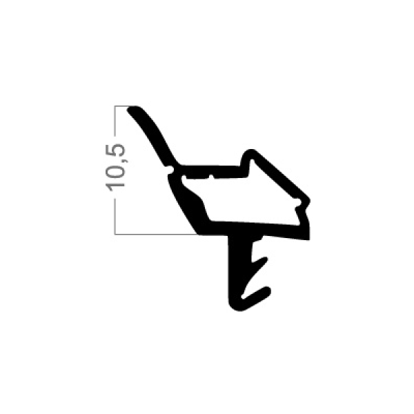 ADTP-2636 Türdichtung für Kilsgaard LH Innentüren