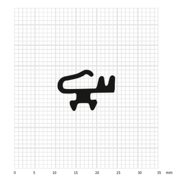 Lippenprofil ADTP-2071 für Schüco Fenstersysteme