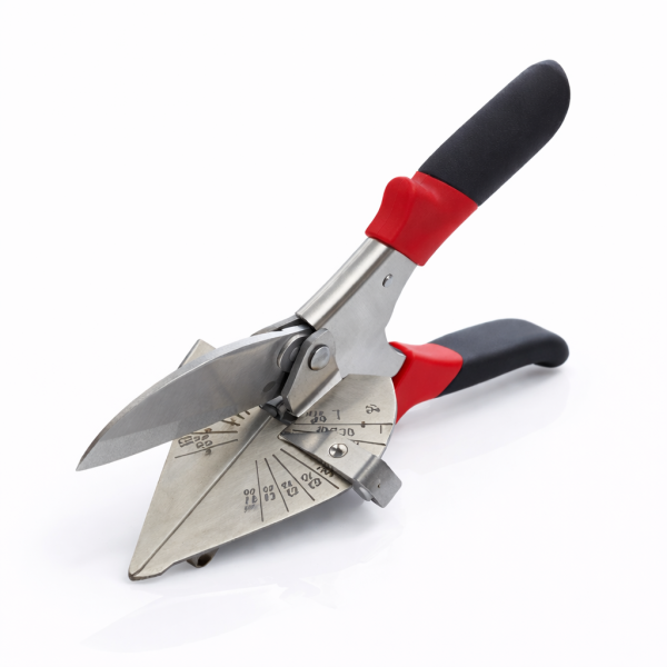 Variable Gehrungsschere für Dichtungsprofile 45° bis 135°